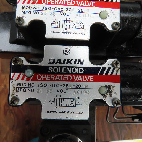 Daikin Y473048A-4 14 Gallon 1.5kW Hydraulic Power Unit 220V 3PH W/V15AIR-95 Pump