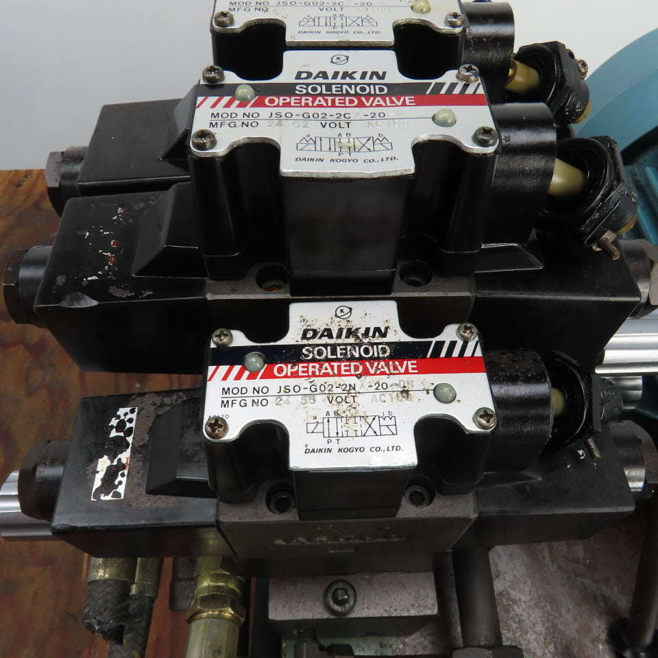 Daikin Y473048A-4 14 Gallon 1.5kW Hydraulic Power Unit 220V 3PH W/V15AIR-95 Pump
