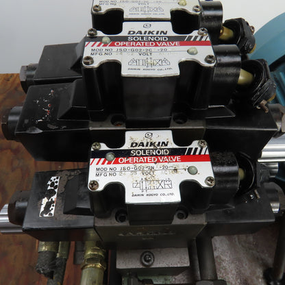 Daikin Y473048A-4 14 Gallon 1.5kW Hydraulic Power Unit 220V 3PH W/V15AIR-95 Pump