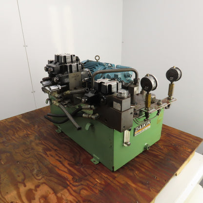 Daikin Y473048A-4 14 Gallon 1.5kW Hydraulic Power Unit 220V 3PH W/V15AIR-95 Pump