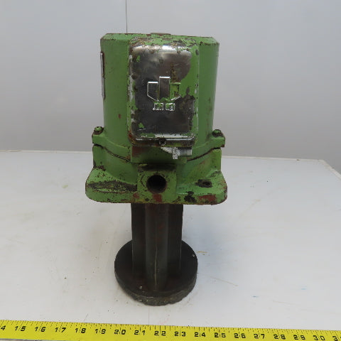 Strong 1/4 Hp Immersion Coolant Pump 220/380 3Ph 50/60 Hz 7-1/2" Depth