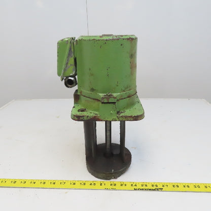Strong 1/4 Hp Immersion Coolant Pump 220/380 3Ph 50/60 Hz 7-1/2" Depth