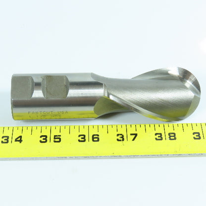 Fastcut 1-1/2" HSS Ball End Mill 2 Flute USA