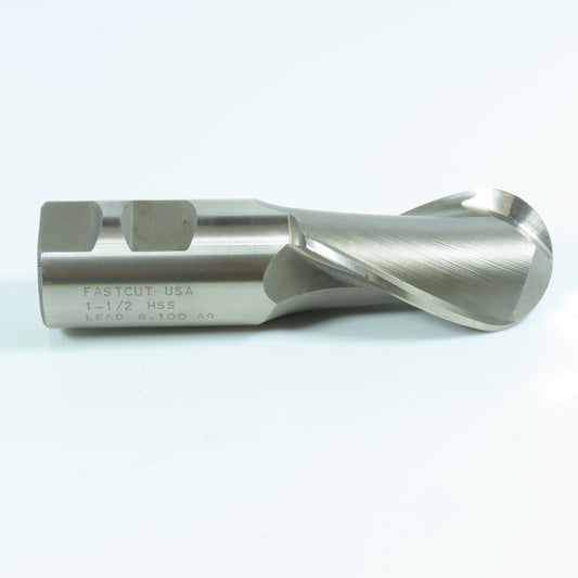 Fastcut 1-1/2" HSS Ball End Mill 2 Flute USA