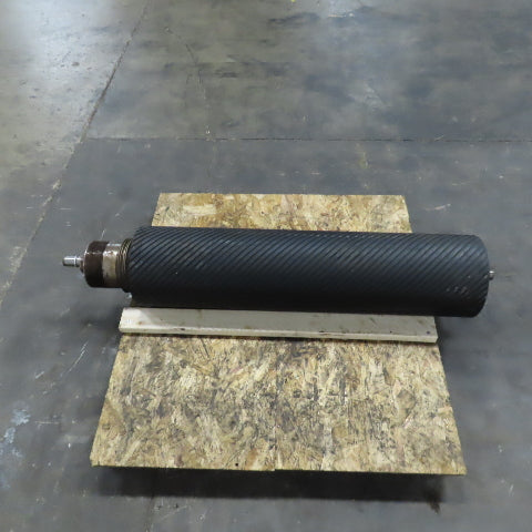 Hans Weber NLC-4V-1100 Belt Driven Rubber Clad Roller 12"OD x 47-1/4"W