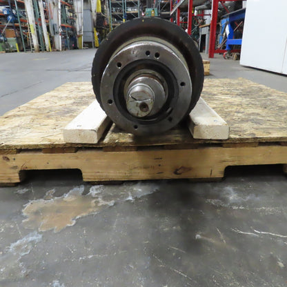 Hans Weber NLC-4V-1100 Belt Driven Rubber Clad Roller 12"OD x 47-1/4"W