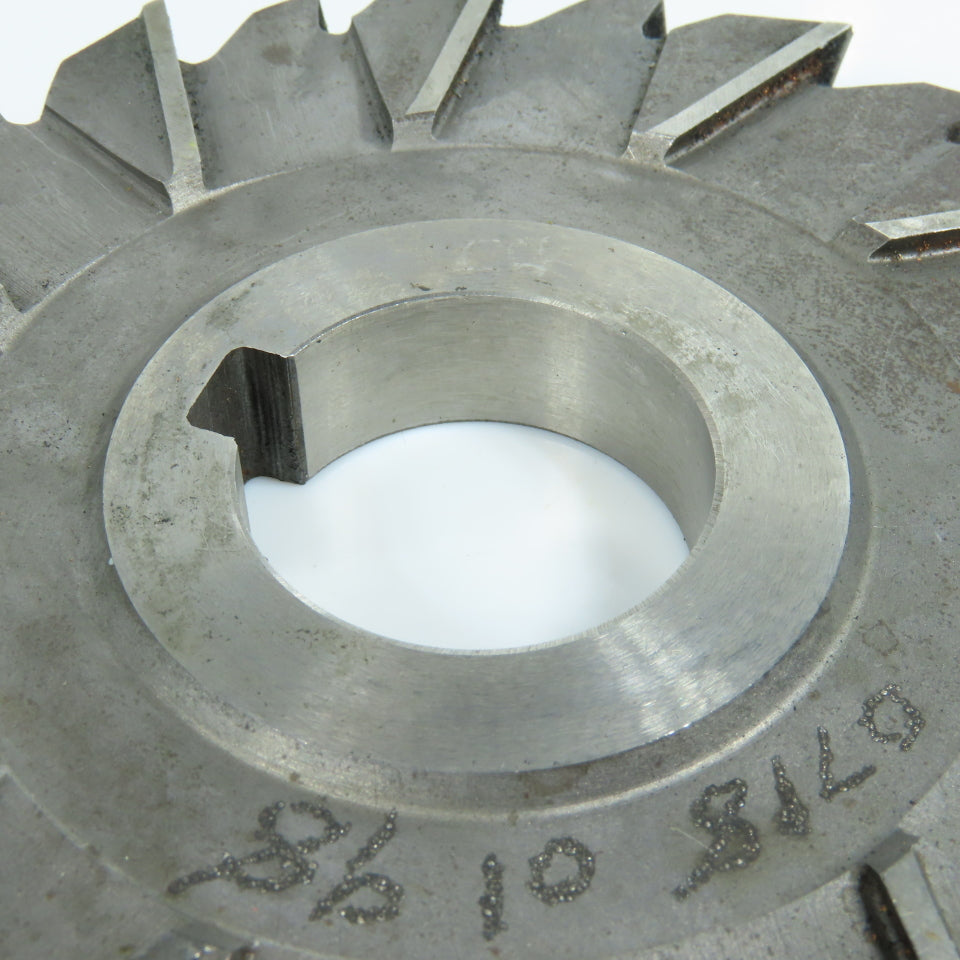 4-7/8" x 9/16" x 1-1/4" HSS Slitting Saw Side Milling Cutter Staggered 24 Tooth