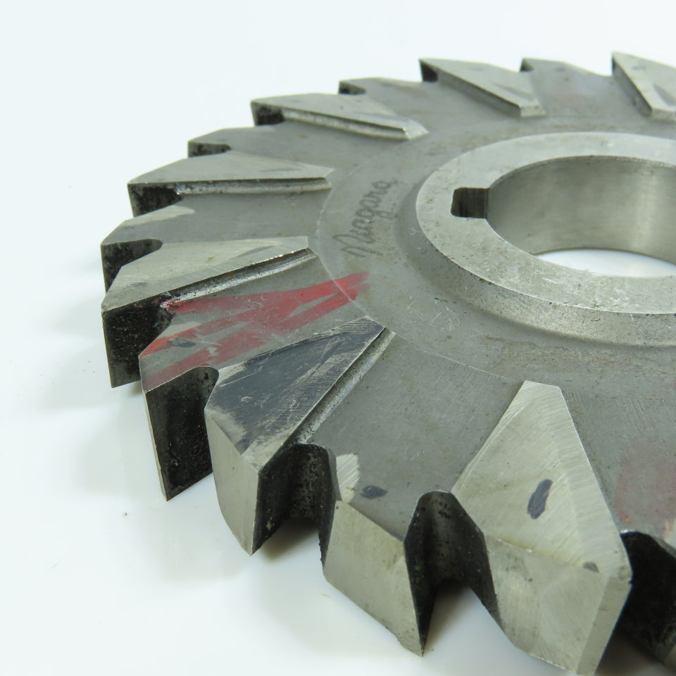 4-7/8" x 9/16" x 1-1/4" HSS Slitting Saw Side Milling Cutter Staggered 24 Tooth