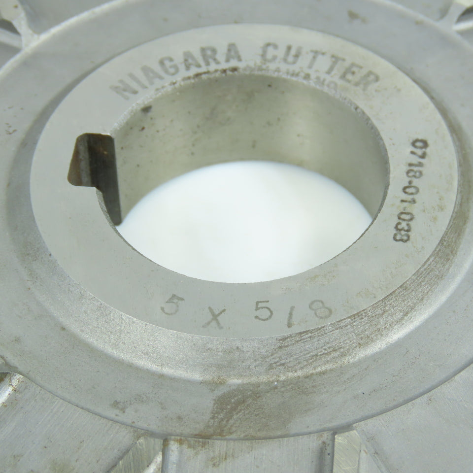 Niagara 5"x 5/8"x 1-1/4" HSS Slitting Saw Side Milling Cutter Staggered 24 Tooth