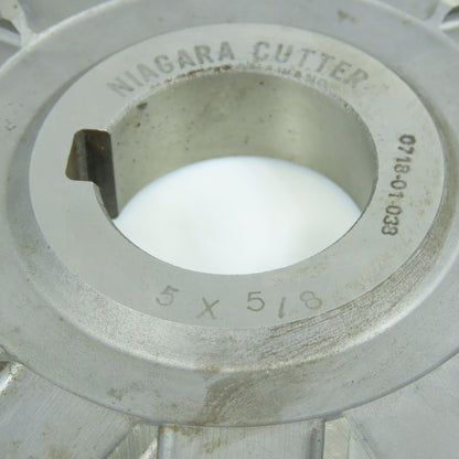 Niagara 5"x 5/8"x 1-1/4" HSS Slitting Saw Side Milling Cutter Staggered 24 Tooth