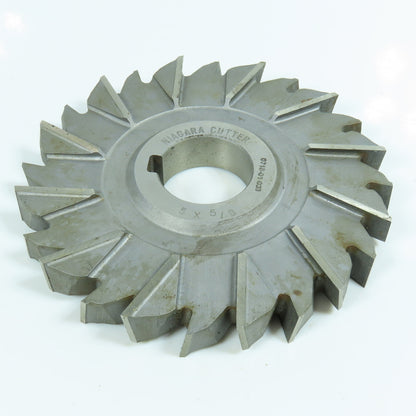 Niagara 5"x 5/8"x 1-1/4" HSS Slitting Saw Side Milling Cutter Staggered 24 Tooth
