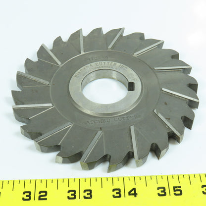 Niagara 4-15/16"x 3/8"x 1-1/4" Slitting Saw Side Mill Cutter Staggered 24 Tooth