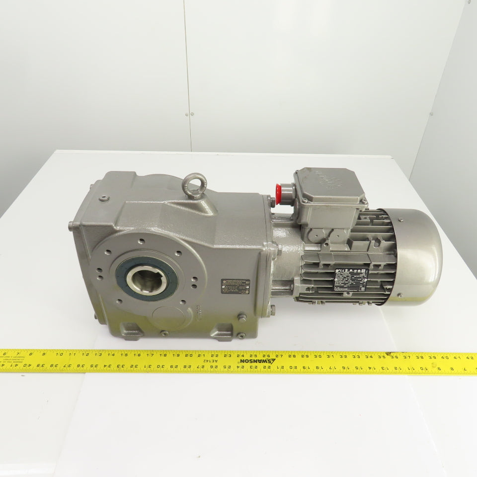 Nord SK 9032.1AZB-100L 3HP 59.17:1 Ratio Gear Reducer 29RPM Out 3PH 6321 Torque