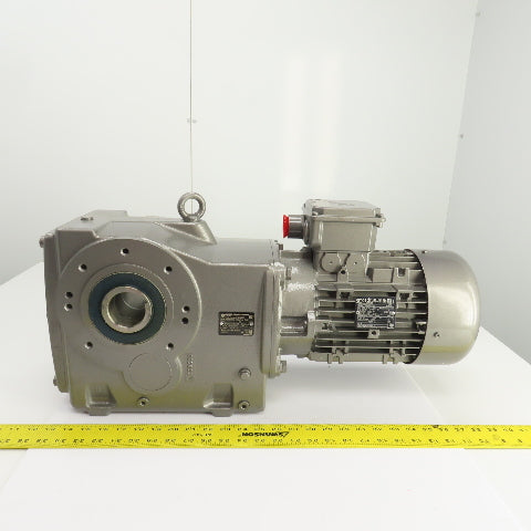 Nord SK 9032.1AZB-100L 3HP 59.17:1 Ratio Gear Reducer 29RPM Out 3PH 6321 Torque