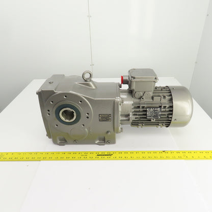 Nord SK 9032.1AZB-100L 3HP 59.17:1 Ratio Gear Reducer 29RPM Out 3PH 6321 Torque