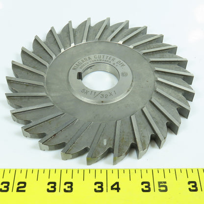 Niagara 5" x 11/32" x 1" Slitting Saw Side Mill Cutter Straight 26 Tooth