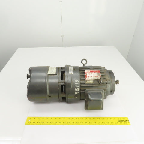 Lincoln D-1G9059CB 1-1/2HP AC Electric Motor 1675RPM 3PH 184CZY W/Brake 230/460V