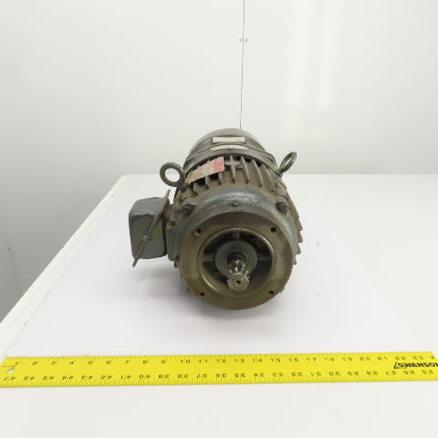 Lincoln D-1G9059CB 1-1/2HP AC Electric Motor 1675RPM 3PH 184CZY W/Brake 230/460V