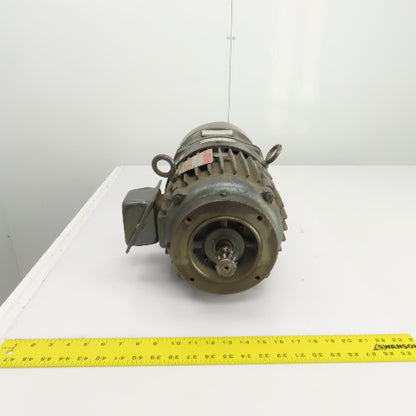 Lincoln D-1G9059CB 1-1/2HP AC Electric Motor 1675RPM 3PH 184CZY W/Brake 230/460V