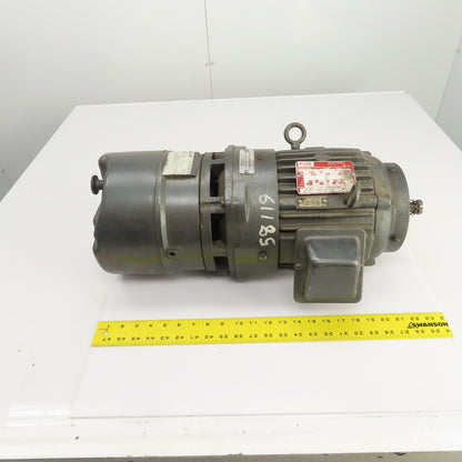 Lincoln D-1G9059CB 1-1/2HP AC Electric Motor 1675RPM 3PH 184CZY W/Brake 230/460V