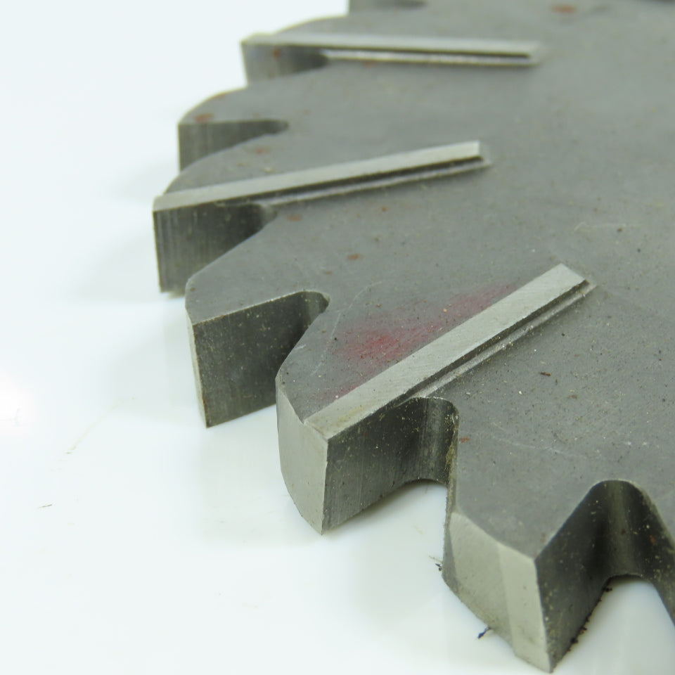 .377"x 1-1/4" Arbor Slitting Saw Side Milling Cutter Staggered 24 Tooth Lot of 2