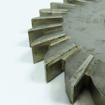 Gorham Tool 6"x 1/2"x 1" HSS Slitting Saw Side Milling Cutter Straight 26 Tooth