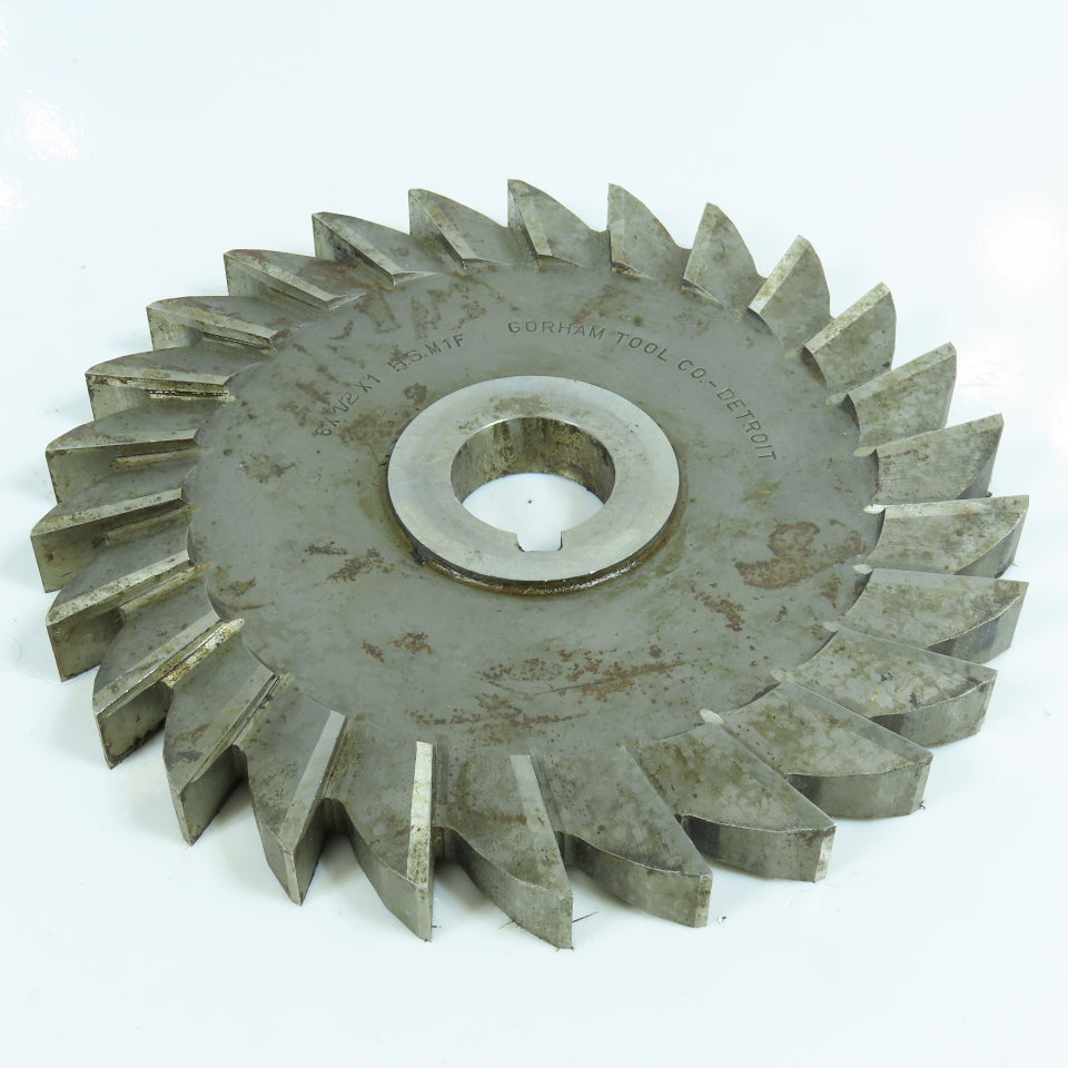 Gorham Tool 6"x 1/2"x 1" HSS Slitting Saw Side Milling Cutter Straight 26 Tooth