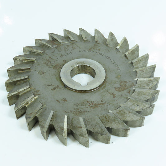 Gorham Tool 6"x 1/2"x 1" HSS Slitting Saw Side Milling Cutter Straight 26 Tooth
