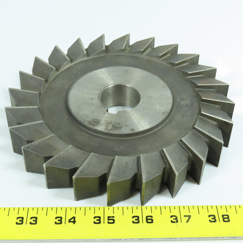 Browne & Sharpe 7"x 1"x 1-1/4" Slitting Saw Side Mill Cutter Straight 24 Tooth