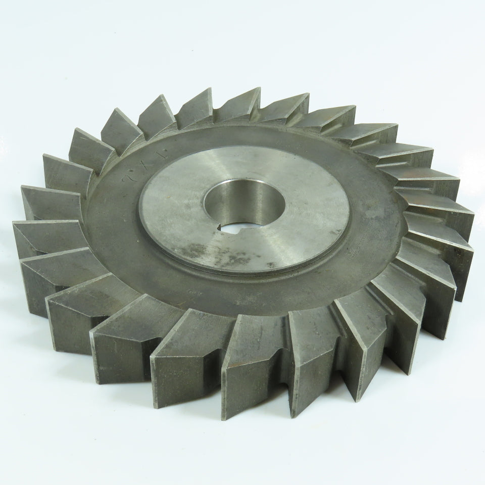 Browne & Sharpe 7"x 1"x 1-1/4" Slitting Saw Side Mill Cutter Straight 24 Tooth