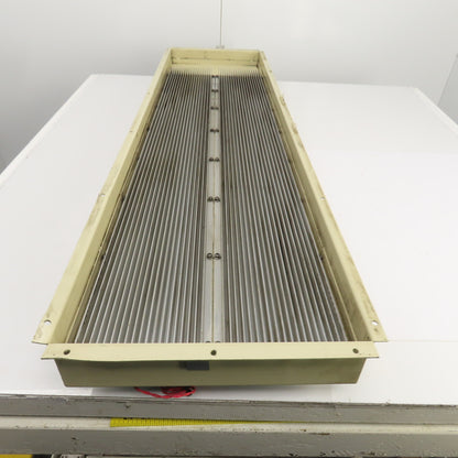 Mitsubishi Aluminum Fin Style Heat Exchanger Cooling Unit 55-3/4Lx 15W x 3-1/2"D
