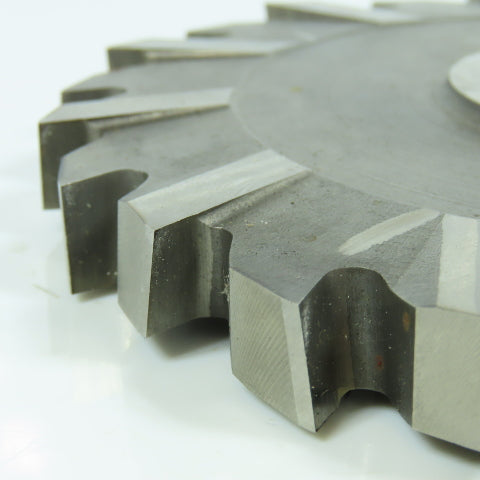 5-5/8"x 9/16"x 1-1/4" Slitting Saw Side Milling Cutter Staggered 24 Tooth Lot/2