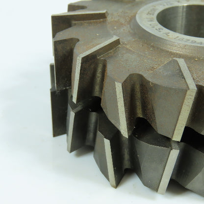 ITW 4"x 3/4"x 1-1/4" Slitting Saw Side Milling Cutter Staggered 18 Tooth Lot/2