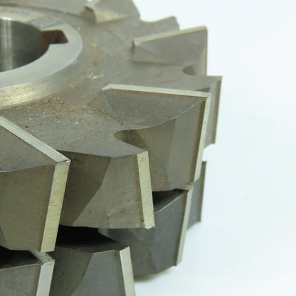 ITW 4"x 3/4"x 1-1/4" Slitting Saw Side Milling Cutter Staggered 18 Tooth Lot/2