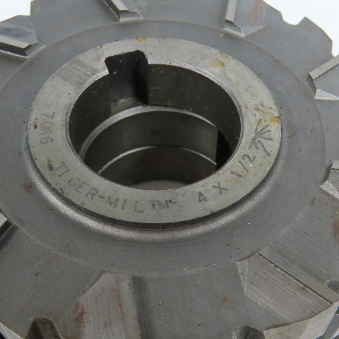 3-3/4"x 1/2"x 1-1/4" Slitting Saw Side Milling Cutter Staggered 24 Tooth Lot/3