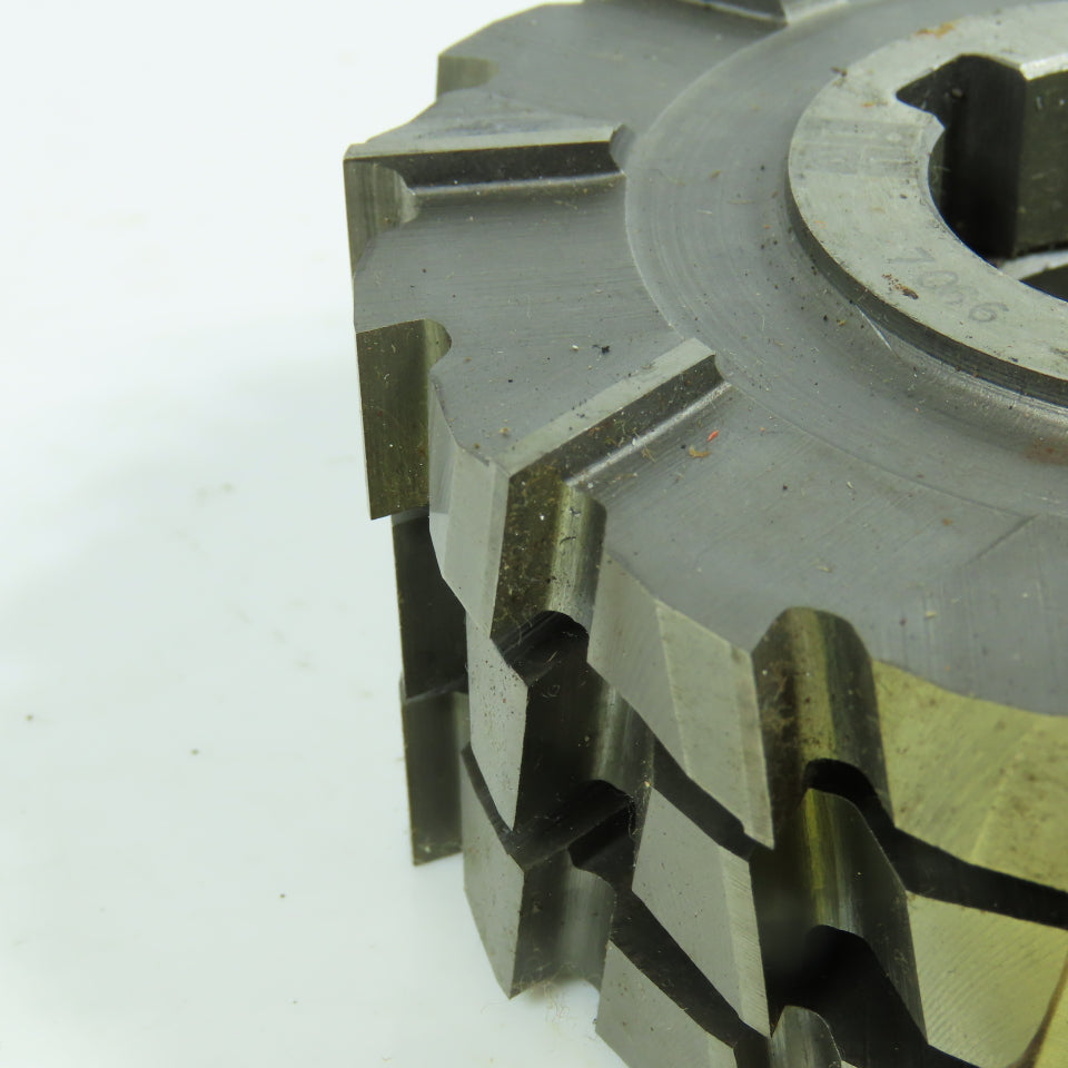 3-3/4"x 1/2"x 1-1/4" Slitting Saw Side Milling Cutter Staggered 24 Tooth Lot/3