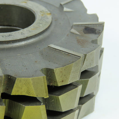 3-3/4"x 1/2"x 1-1/4" Slitting Saw Side Milling Cutter Staggered 24 Tooth Lot/3