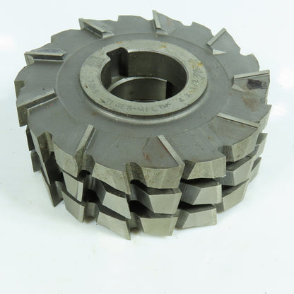 3-3/4"x 1/2"x 1-1/4" Slitting Saw Side Milling Cutter Staggered 24 Tooth Lot/3