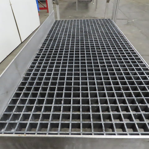 Aluminum Machine Approach Access Catwalk Ladder Platform 24"H x 28" W/2 Steps
