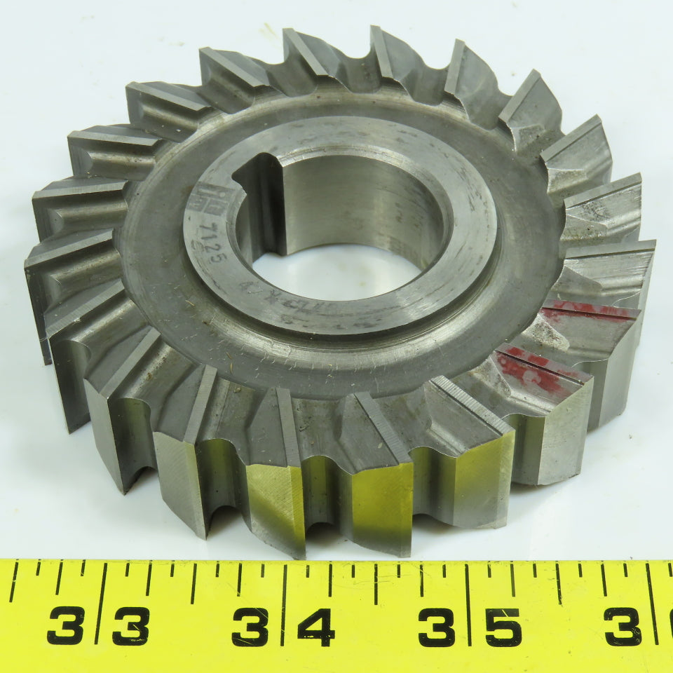 3-3/4" x 7/8" x 1-1/4" Slitting Saw Side Milling Cutter Straight 20 Tooth