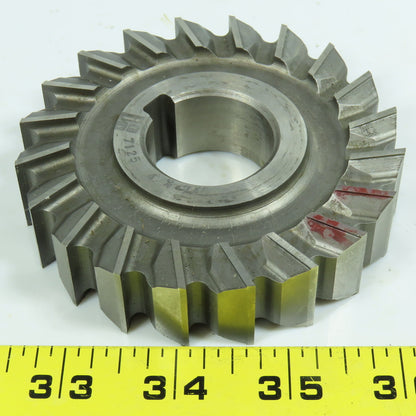 3-3/4" x 7/8" x 1-1/4" Slitting Saw Side Milling Cutter Straight 20 Tooth