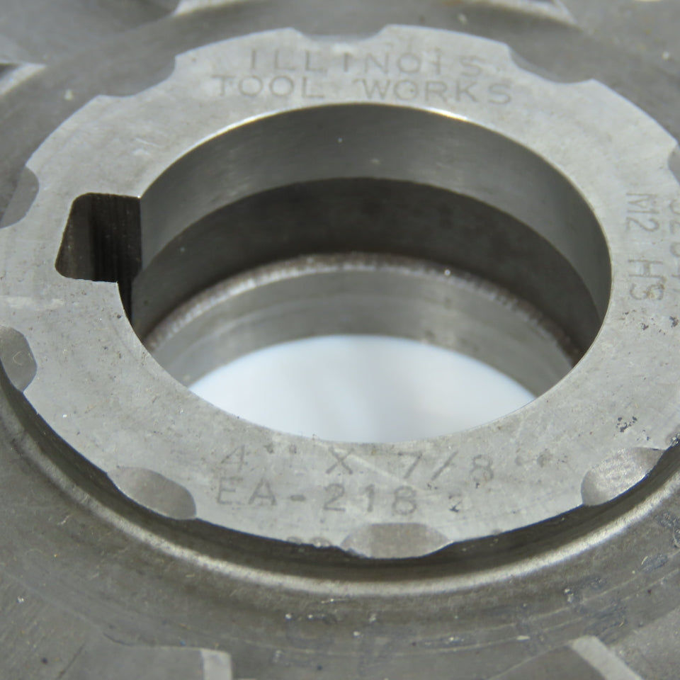3-3/4" x 7/8" x 1-1/4" Slitting Saw Side Milling Cutter Staggered 20 Tooth