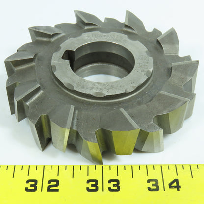 3-3/4" x 7/8" x 1-1/4" Slitting Saw Side Milling Cutter Staggered 20 Tooth