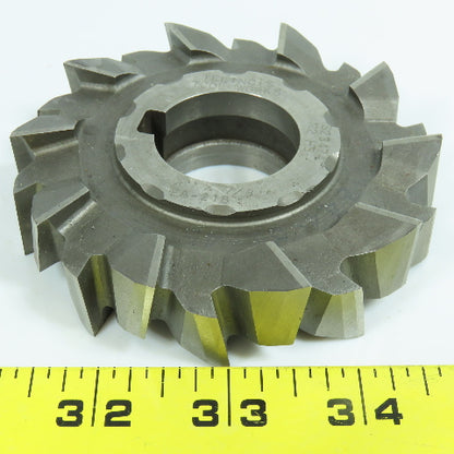 3-3/4" x 7/8" x 1-1/4" Slitting Saw Side Milling Cutter Staggered 20 Tooth