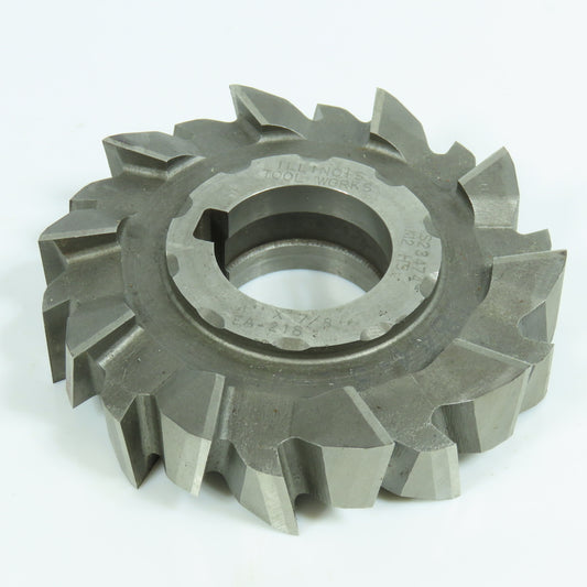 3-3/4" x 7/8" x 1-1/4" Slitting Saw Side Milling Cutter Staggered 20 Tooth