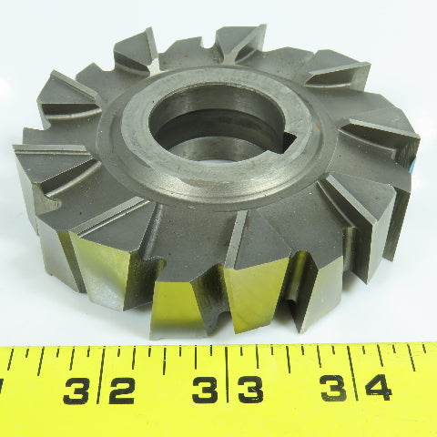 Niagara 3-3/4" x 1" x 1-1/4" Slitting Saw Side Milling Cutter Staggered 18 Tooth