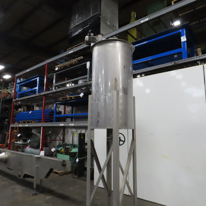 FKC 150GALFT 150 Gallon Aluminum Flocculation Mixing Tank 230/460V 3PH W/Valve