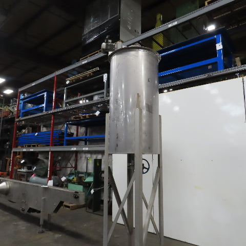 FKC 150GALFT 150 Gallon Aluminum Flocculation Mixing Tank 230/460V 3PH W/Valve