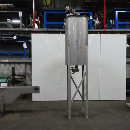 FKC 150GALFT 150 Gallon Aluminum Flocculation Mixing Tank 230/460V 3PH W/Valve