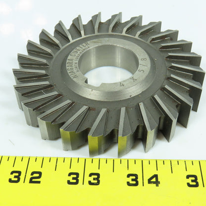 5/8"x 1-1/4" Slitting Saw Side Milling Cutter Straight & Staggered Tooth Lot/2